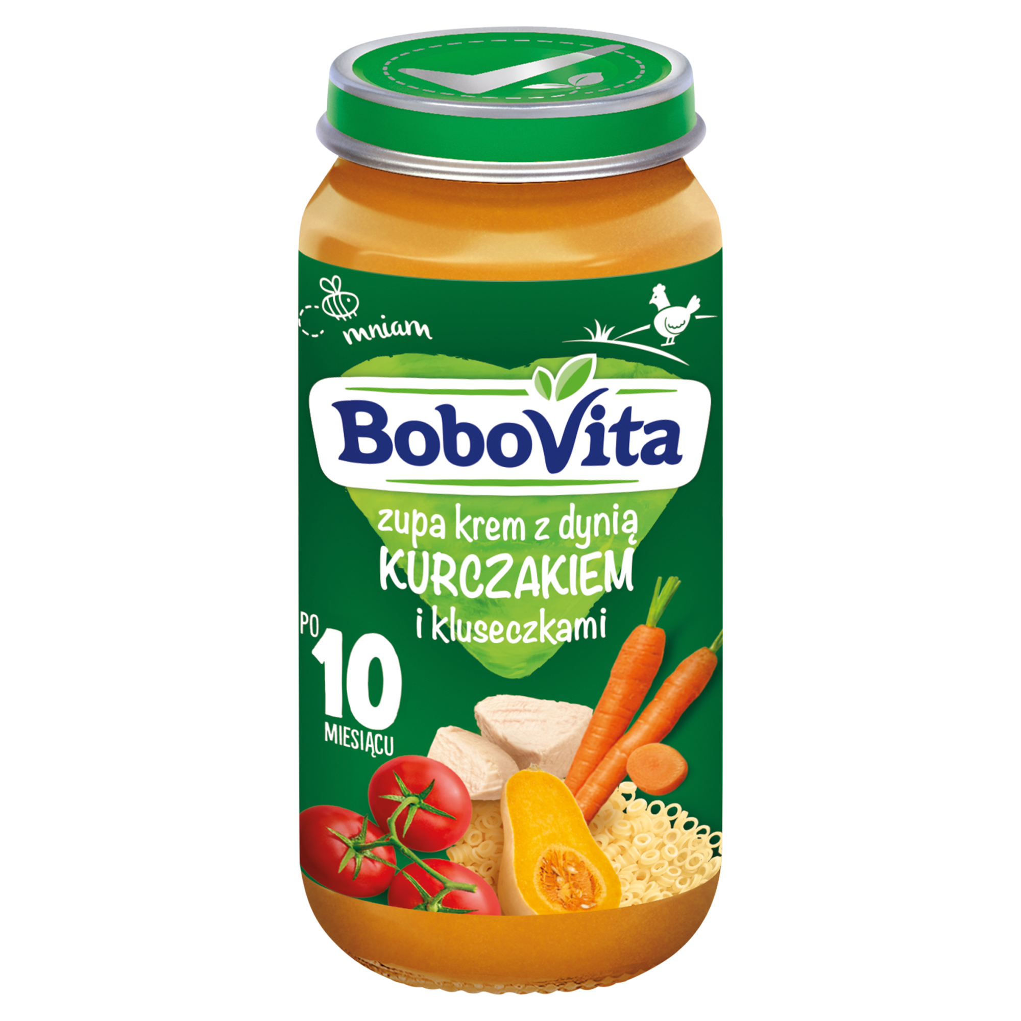 BoboVita zupa z dynią kurczakiem i kluseczkami 250 g zdjęcie