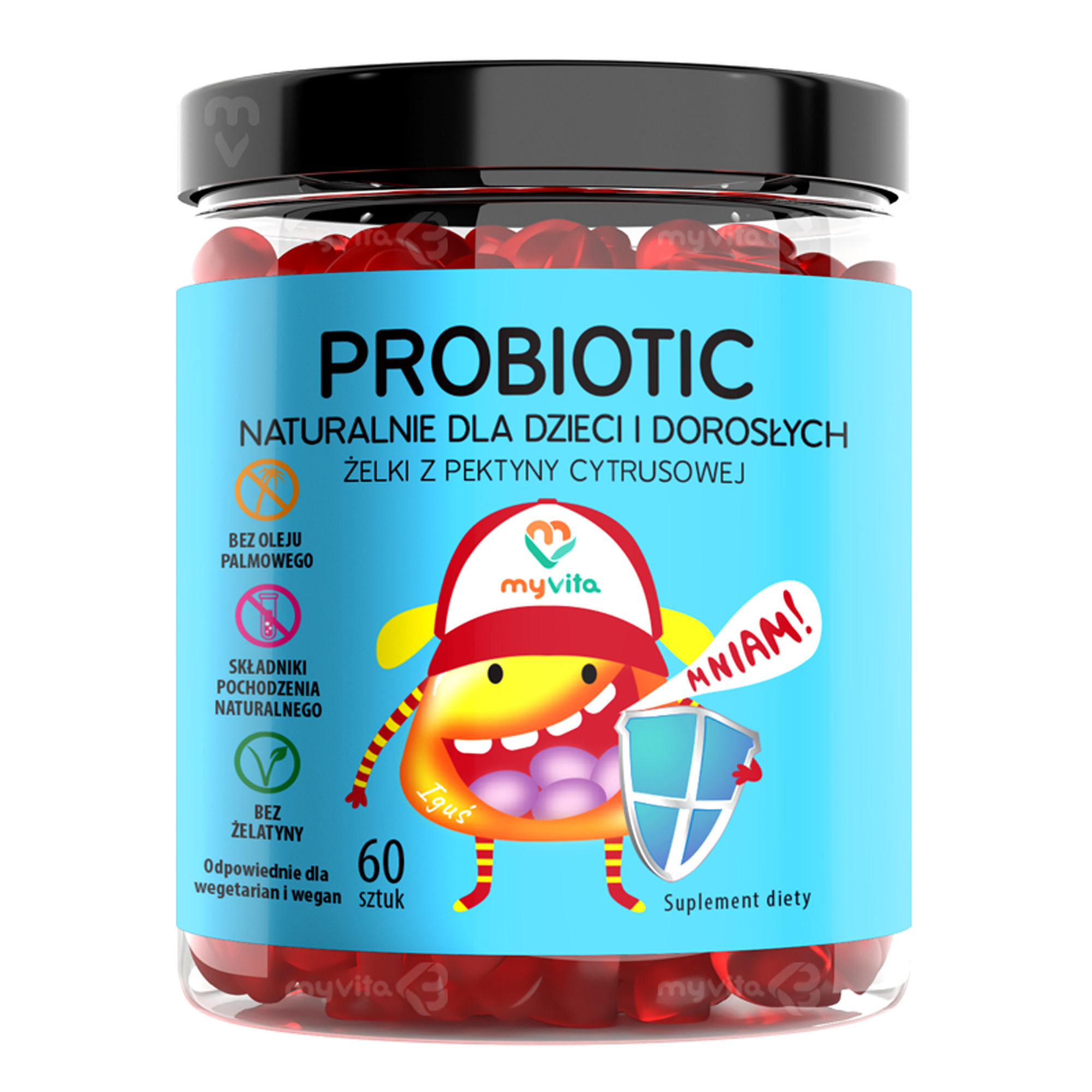 MyVita Probiotic Żelki z pektyny cytrusowej - 60 szt. zdjęcie