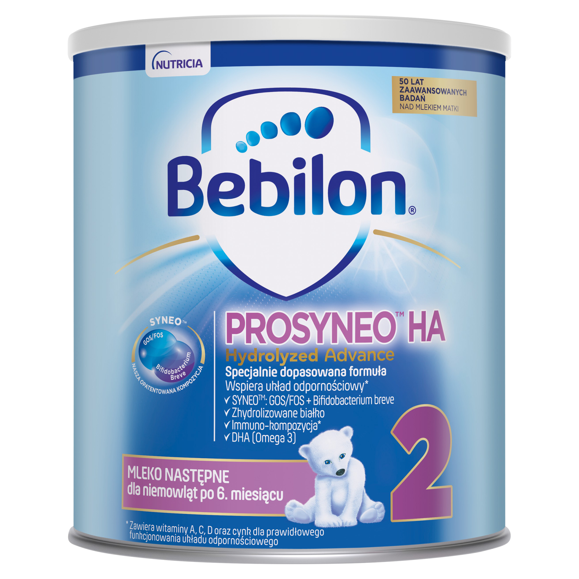 Bebilon Prosyneo HA 2 mleko następne dla niemowląt po 6 miesiącu 400 g zdjęcie