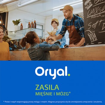 Oryal, tabletki musujące, smak limonkowo-cytrynowy, 20 sztuk