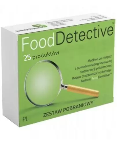 Food Detective Mini badanie nietolerancji pokarmowej 25 produktów zestaw pobraniowy 1 sztuka zdjęcie