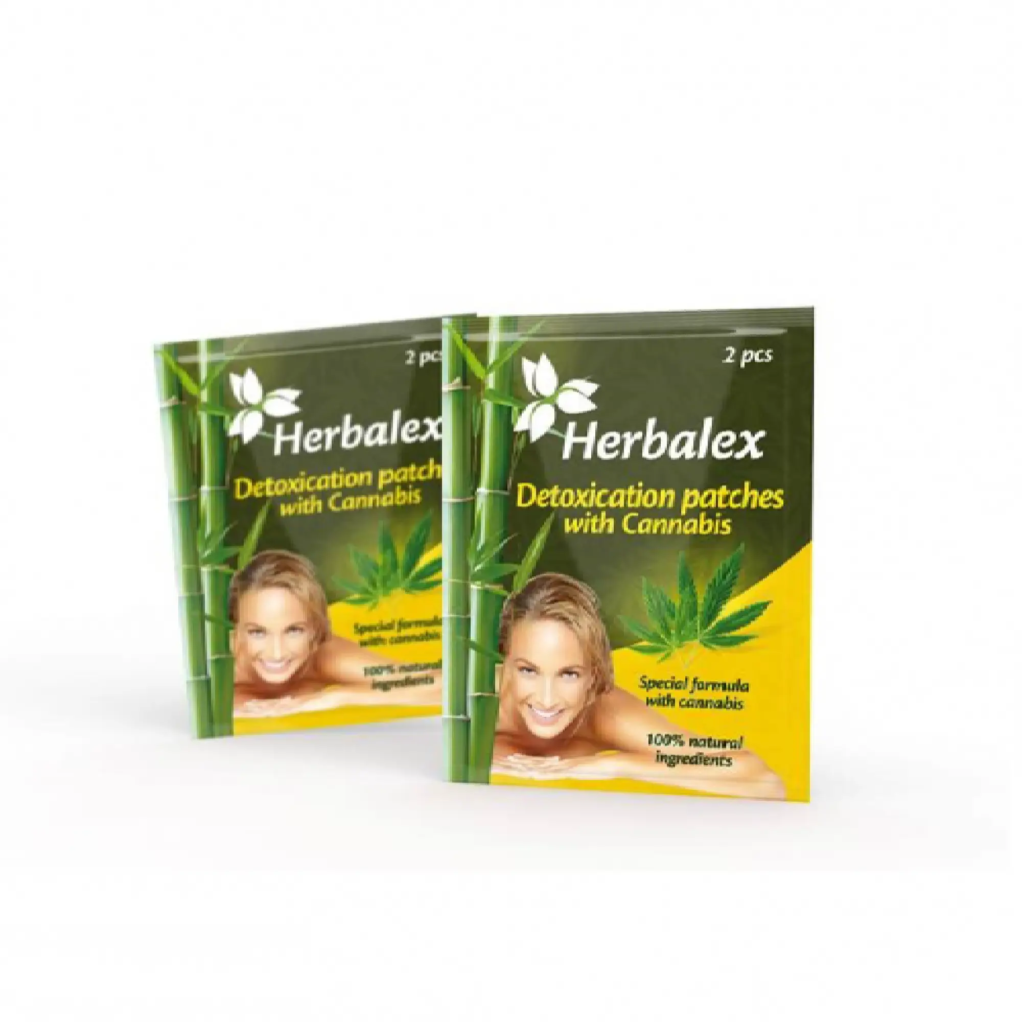 Herbalex plastry oczyszczające z konopiami, 2 sztuki