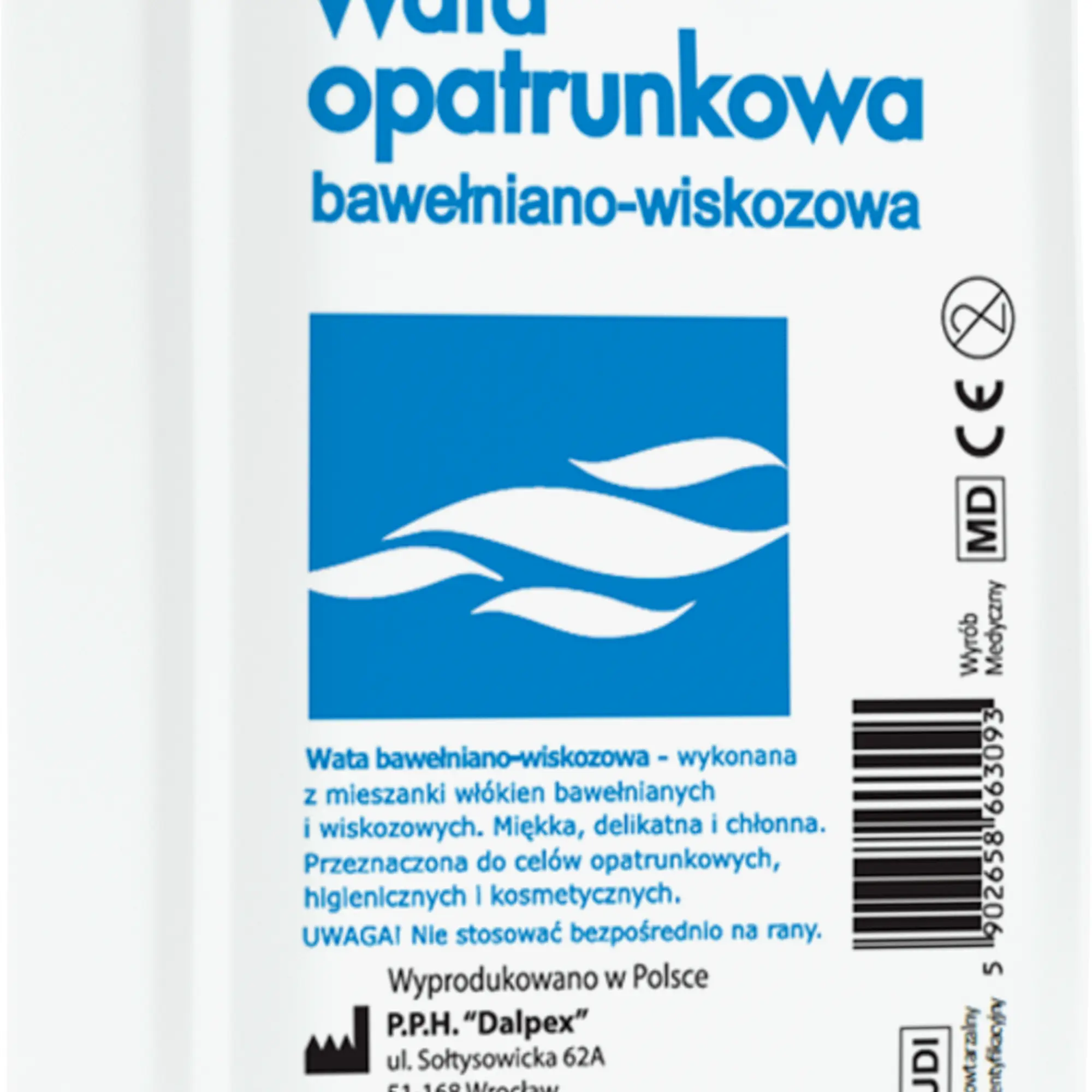 Viscoplast, Wata opatrunkowa bawełniano-wiskozowa, 200 g