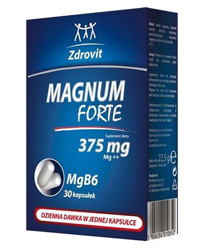 Zdrovit Magnum Forte 375 mg - 30 kaps. zdjęcie