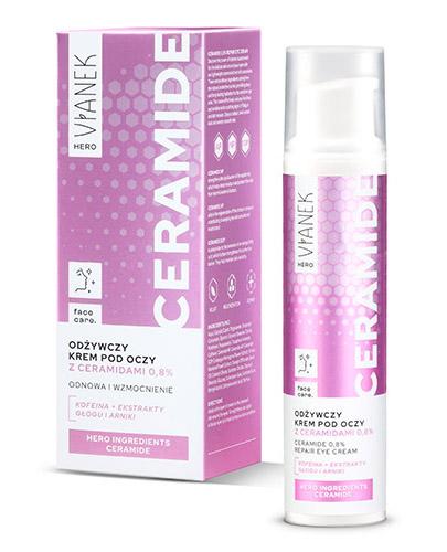 Vianek Hero Ceramide, Krem pod oczy odżywczy z ceramidami 0,8%, 15 ml zdjęcie