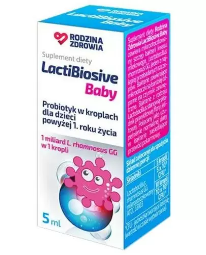 Rodzina Zdrowia LactiBiosive Baby krople 5 ml zdjęcie