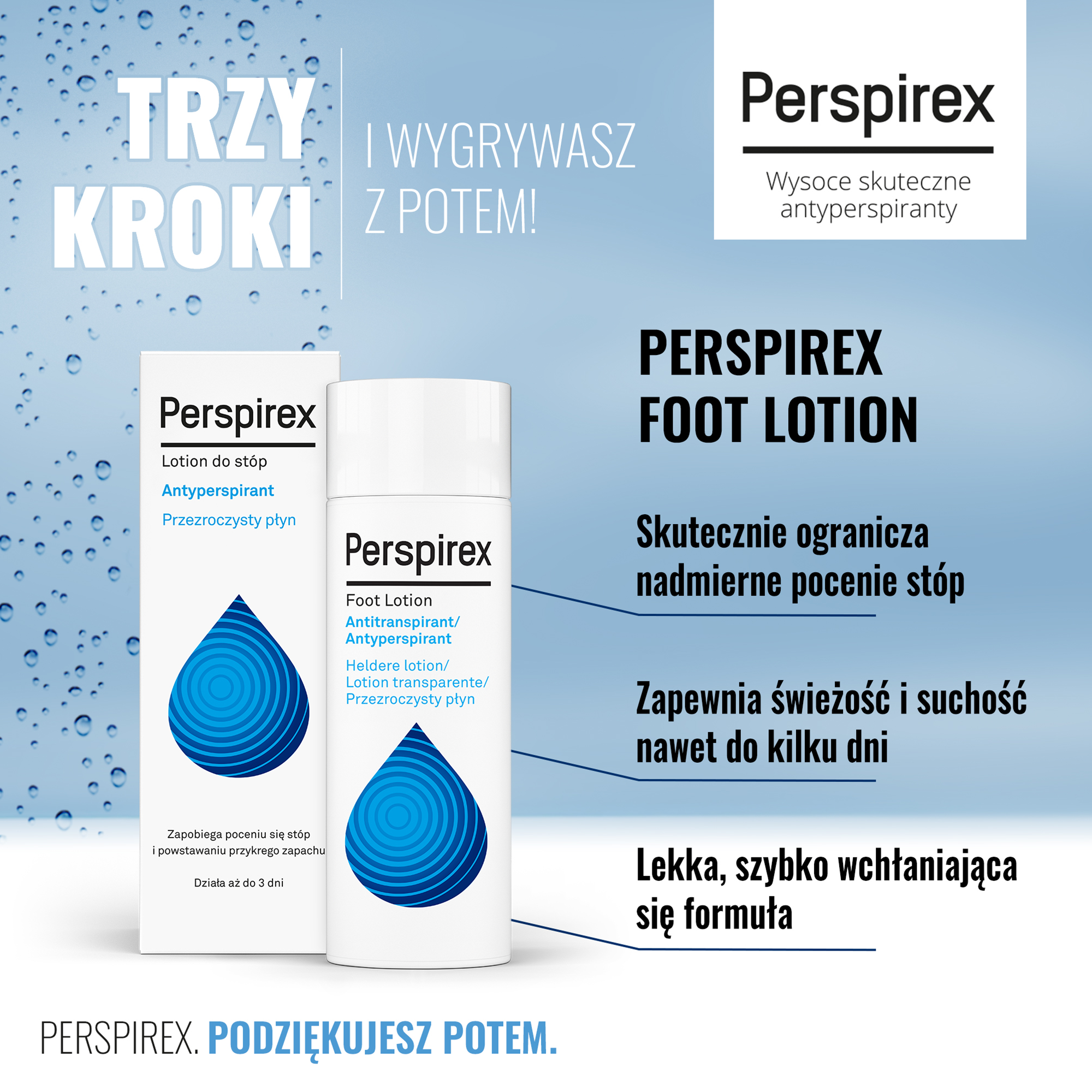 Perspirex Foot Lotion, 100 ml