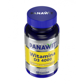 PANAWIT Witamina D3 4000, 60 kapsułek