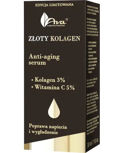 Ava Złoty Kolagen serum anti-aging EDYCJA LIMITOWANA 30 ml zdjęcie