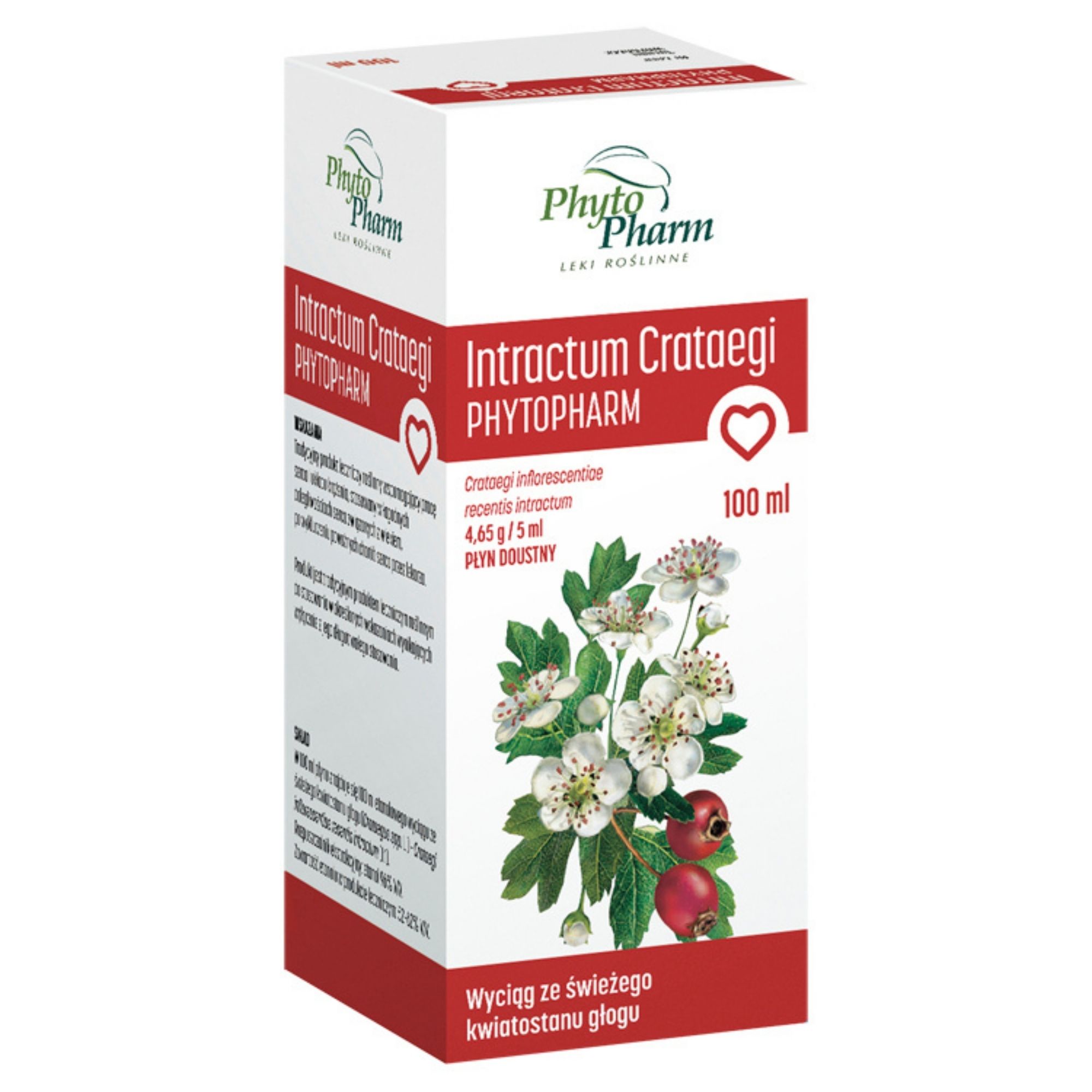 Phytopharm Intractum Crataegi, płyn doustny, 100 ml zdjęcie