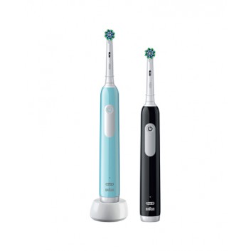 Oral-B Pro Series 1 Niebieska i czarna szczoteczka elektryczna, 2 sztuki