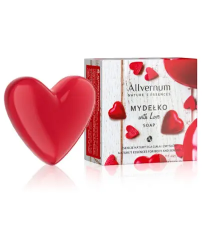 Allvernum Mydełko serduszko with Love 100 g zdjęcie