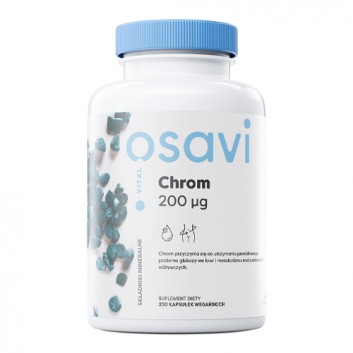 Chrom 200 mcg, 250 vegan kaps., cena, właściwości, składniki