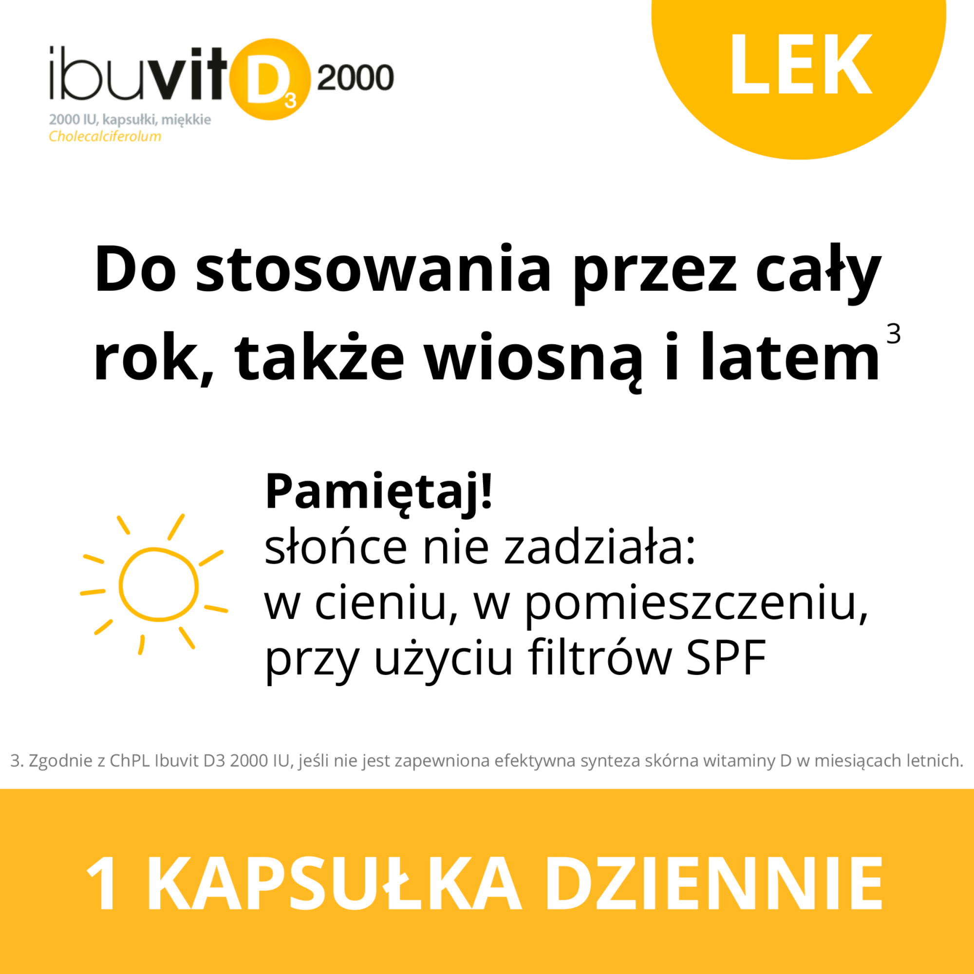 IbuVit D3 2000 30 kapsułek miękkich