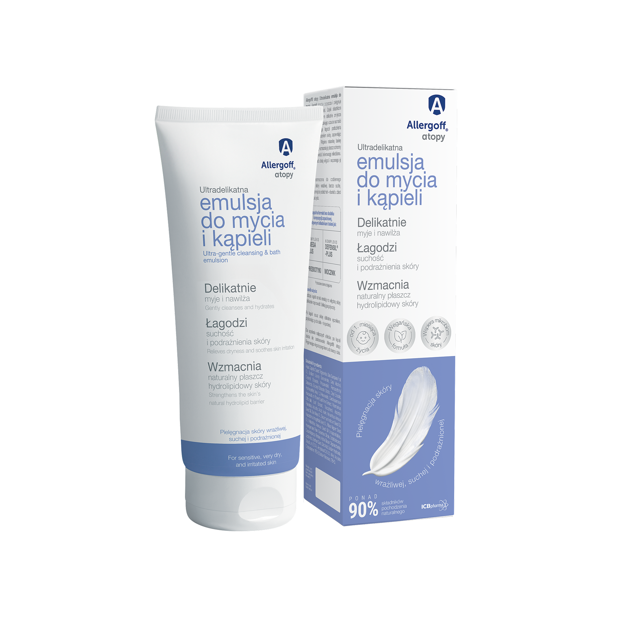 Allergoff atopy, ultradelikatna emulsja do mycia i kąpieli, 250 ml zdjęcie