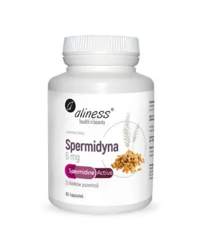 Aliness Spermidyna Active 6 mg, kapsułki vege, 60 sztuk zdjęcie