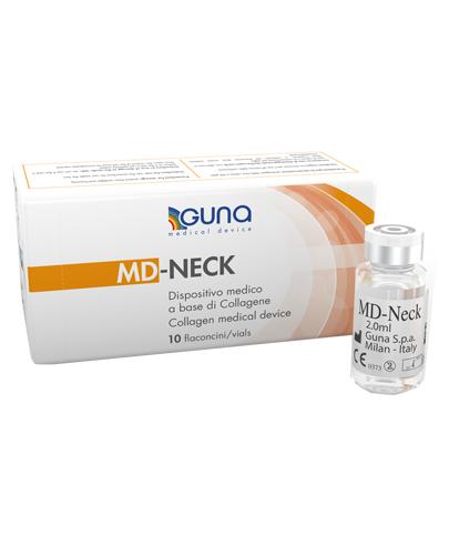 Md-Neck Wyrób medyczny na bazie kolagenu - 10 fiolek x 2 ml - cena, opinie, właściwości zdjęcie