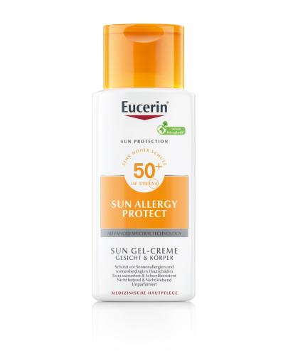 Eucerin Sun Allergy Protect SPF50+ Żel- krem ochronny do twarzy i ciała 150 ml zdjęcie
