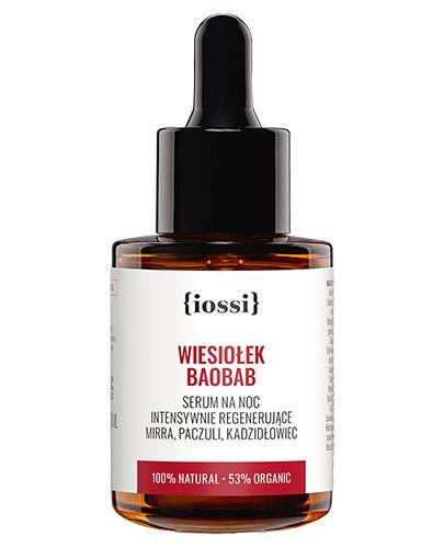 Iossi Wiesiołek Baobab Intensywnie regenerujące serum na noc Mirra, paczuli, kadzidłowiec, 30 ml  zdjęcie