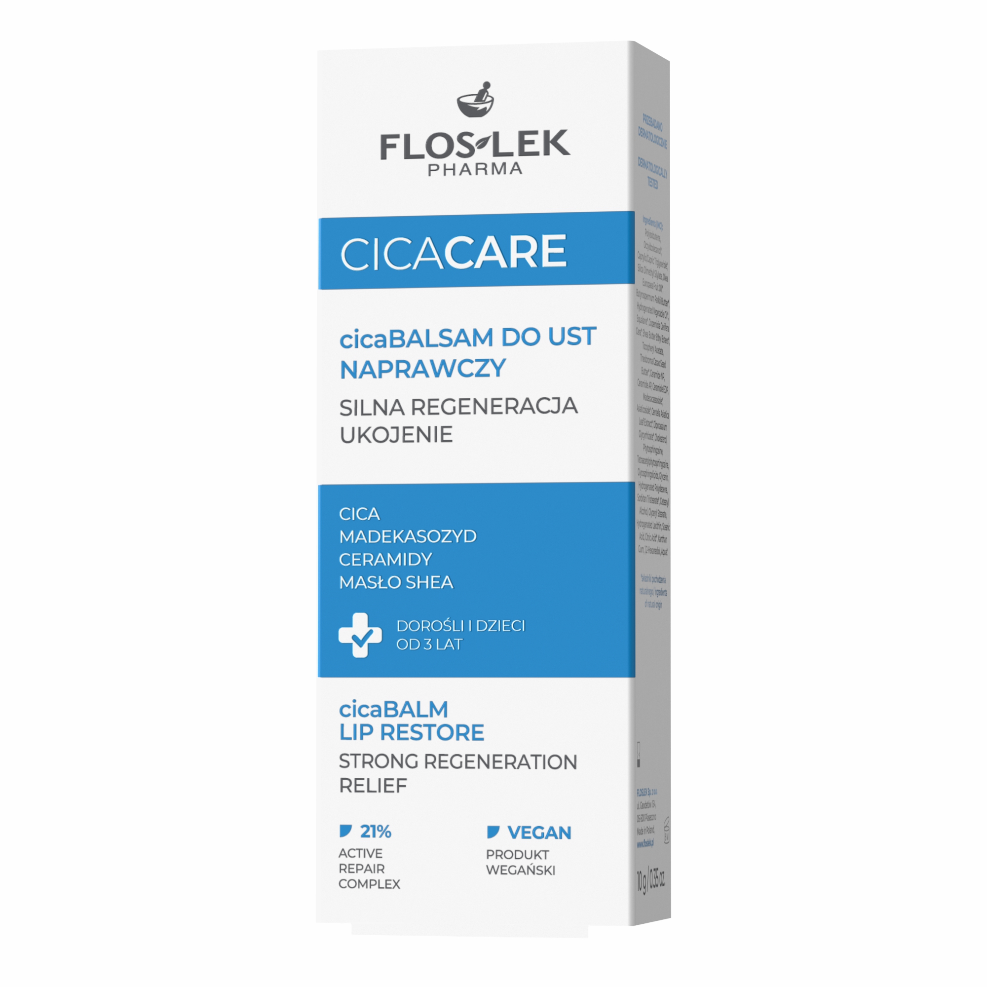 Floslek Cica Care CicaBalsam do ust naprawczy, 10 ml zdjęcie