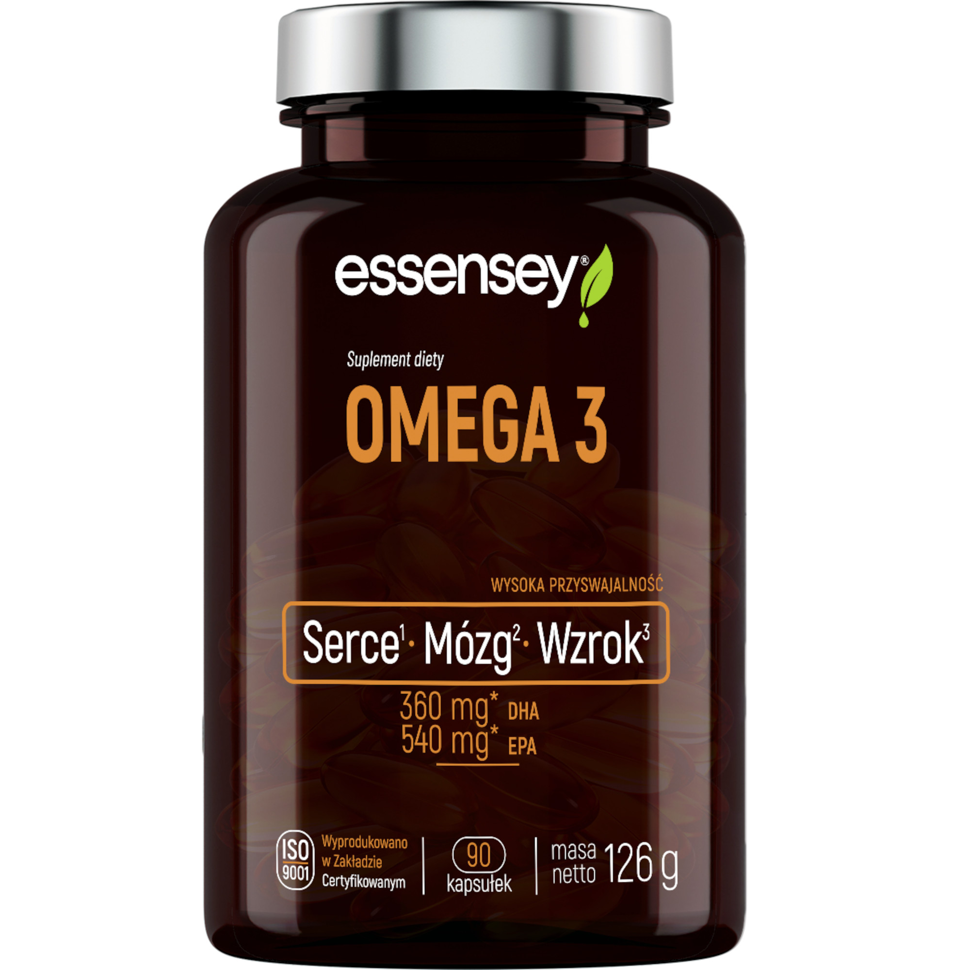 Essensey Omega 3, kapsułki, 90 sztuk zdjęcie