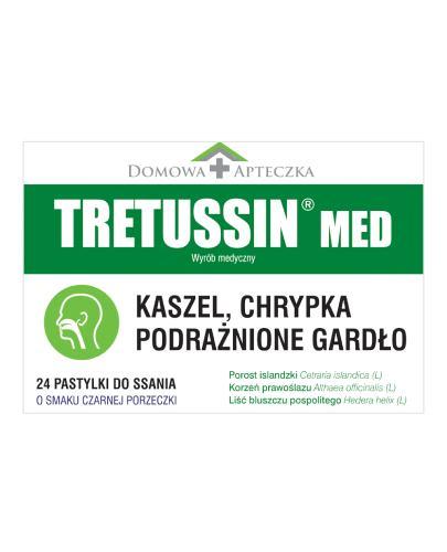 DOMOWA APTECZKA Tretussin Med, 24 pastylki do ssania zdjęcie
