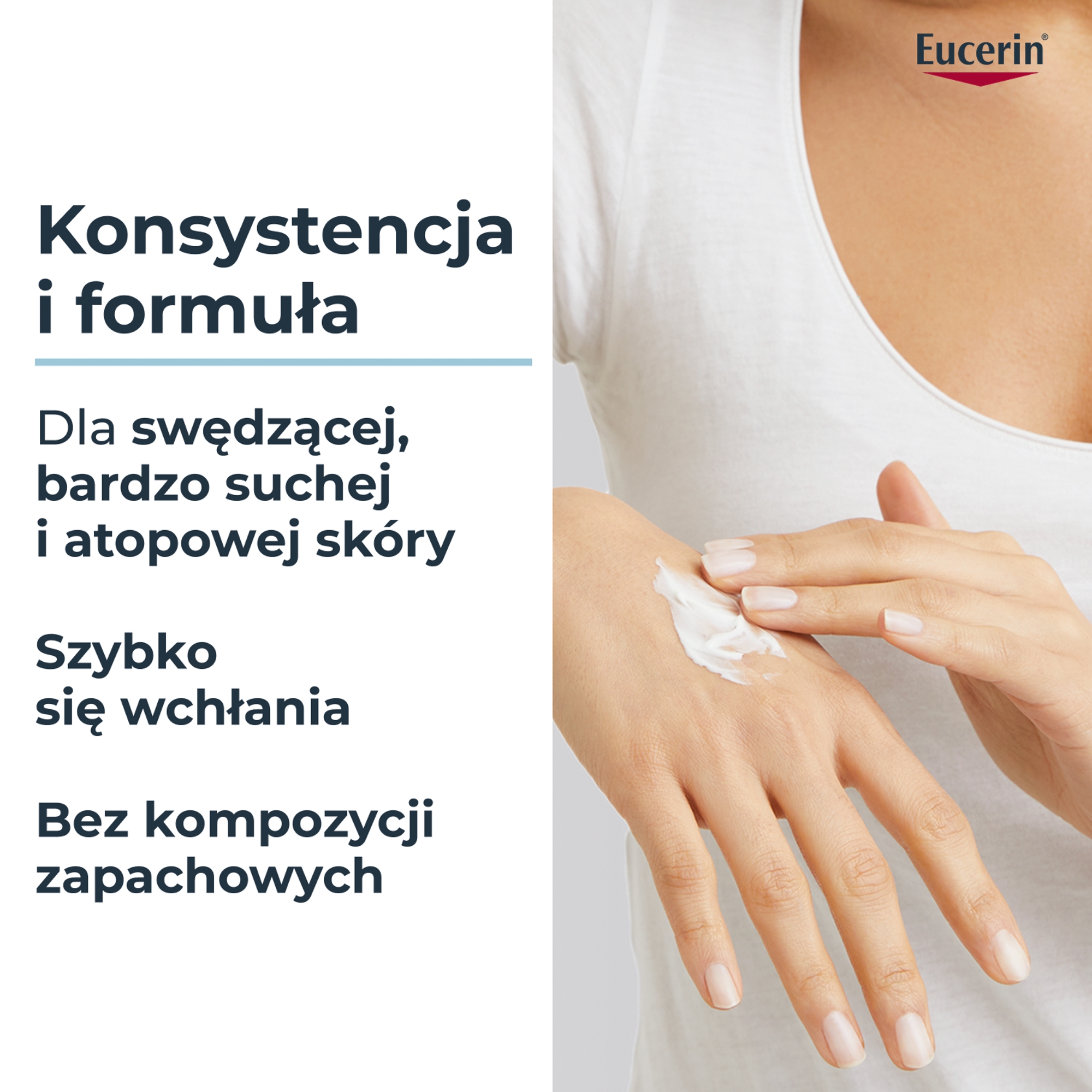 Eucerin Atopicontrol Krem do rąk kojący, swędząca, bardzo sucha, atopowa skóra, 75 ml