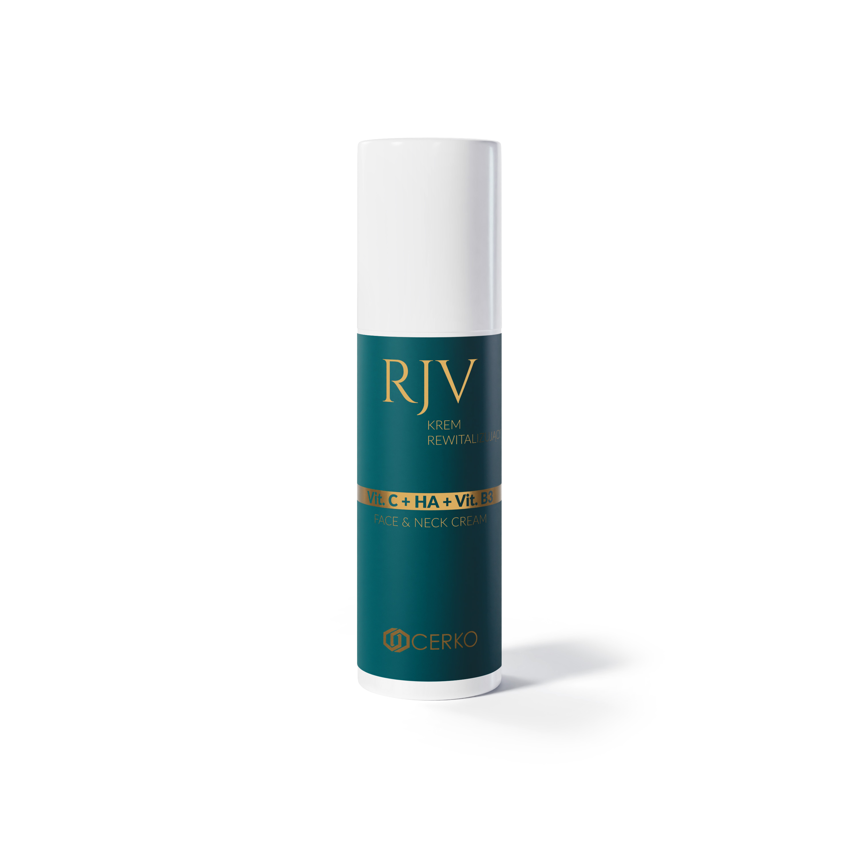 Cerko RJV krem rewitalizujący Vit. C + HA + Vit. B3, 50 ml