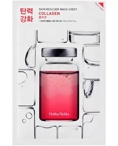 Holika Holika Pure Rescue Mask Sheet maseczka na bawełnianej płachcie z kolagenem 23 ml zdjęcie