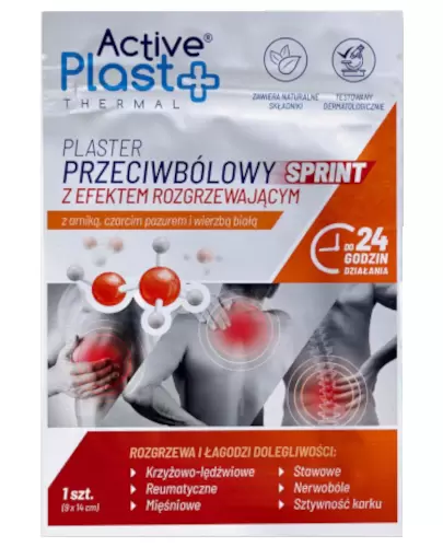 ActivePlast Thermal, plaster przeciwbólowy z efektem rozgrzewającym, 1 sztuka zdjęcie