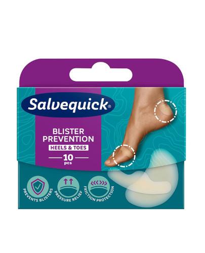 SALVEQUICK FOOT CARE Plastry na pęcherze i otarcia różne rozmiary MIX - 10 szt. zdjęcie