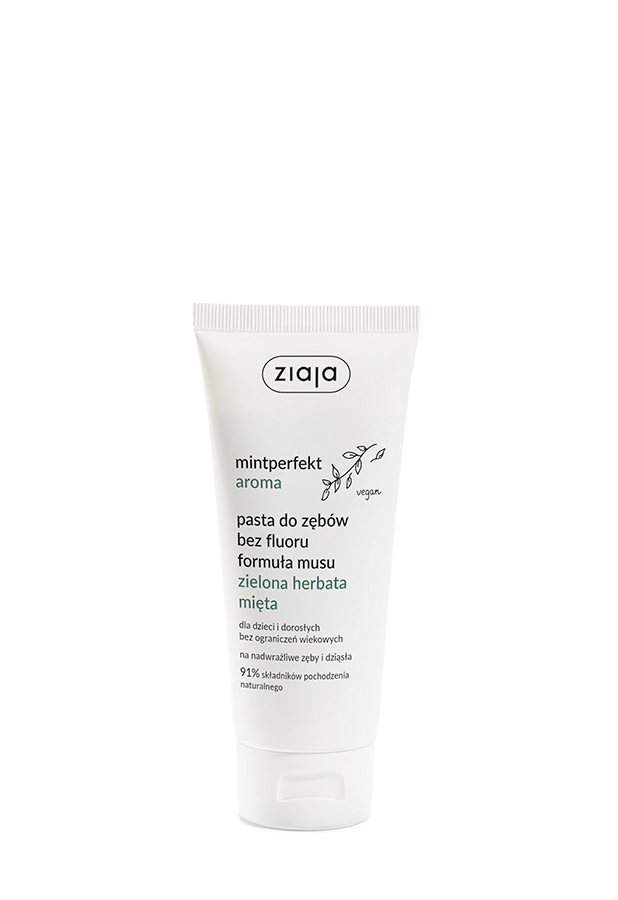 Ziaja Mintperfekt Aroma Mus do mycia i higieny zębów Zielona herbata mięta - 100 ml zdjęcie