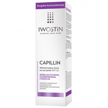 Iwostin Capillin krem wzmacniający na naczynka SPF20 bogata konsystencja 40 ml