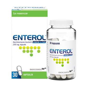 Enterol 250 mg 30 kapsułek
