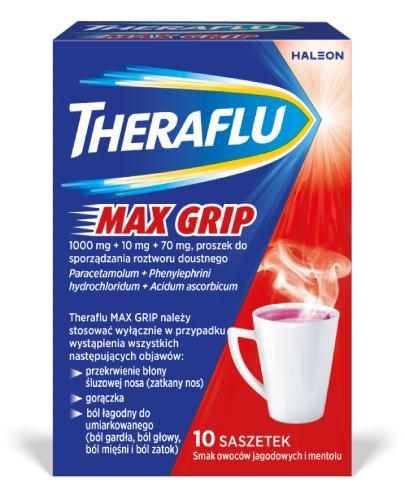 Theraflu Max Grip, 10 saszetek zdjęcie
