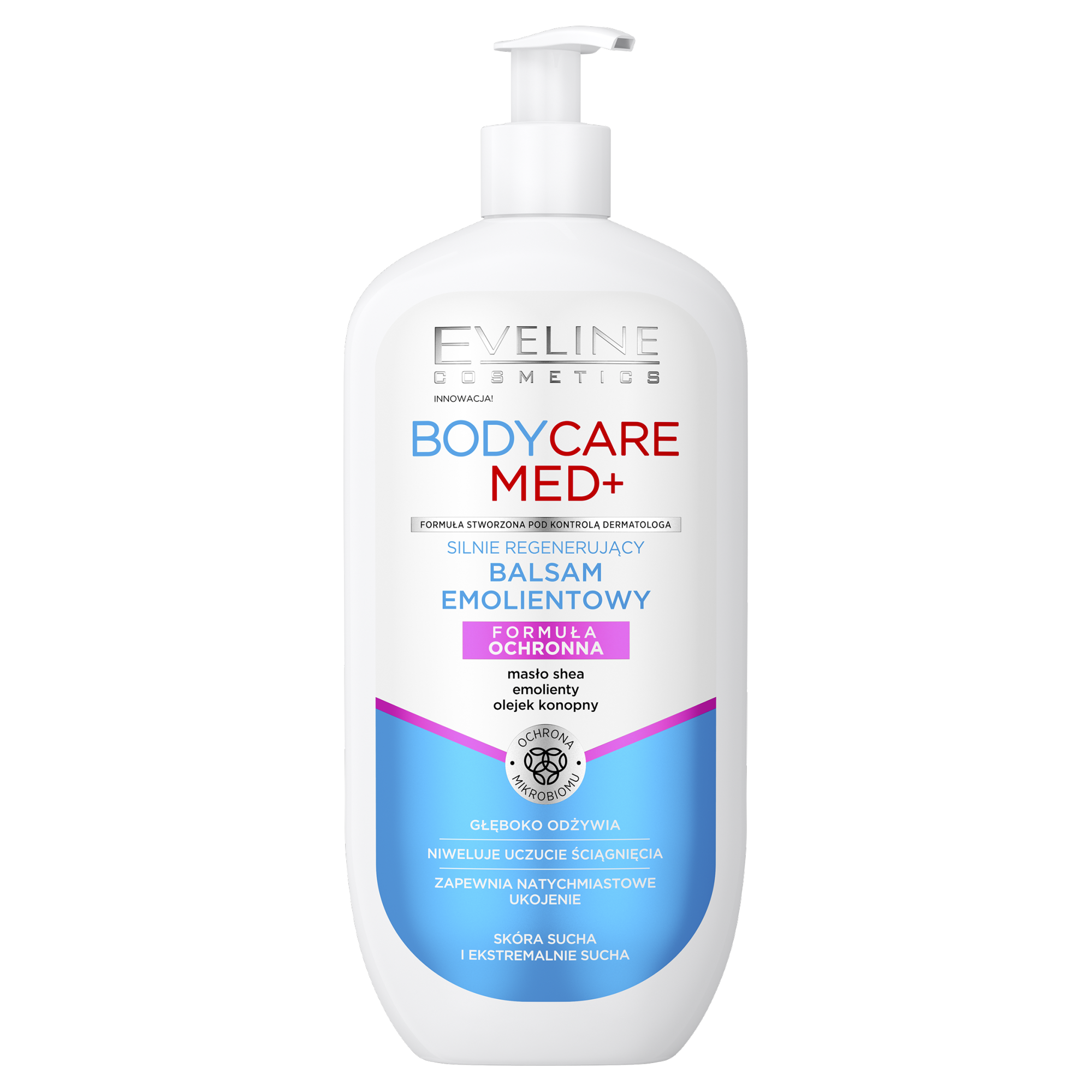 Eveline BodyCare Med+ silnie regenerujący balsam emolientowy, 350 ml zdjęcie