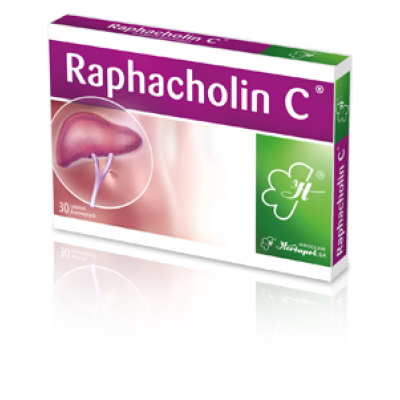 Raphacholin C, tabletki drażowane, 30 sztuk zdjęcie