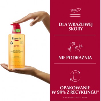 Eucerin Olejek do mycia pH5, 400 ml