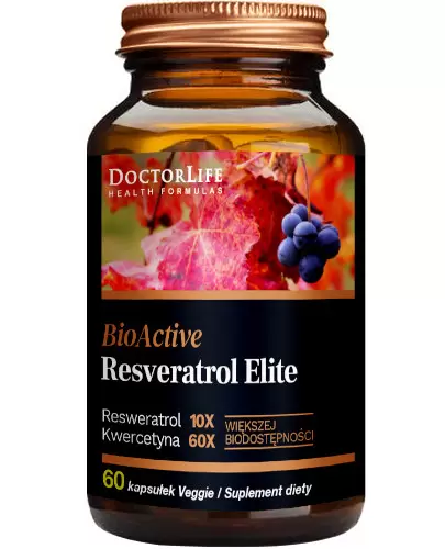 Doctor Life BioActive Resveratrol Elite 60 kapsułek zdjęcie