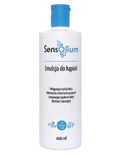 SENSOLIUM Emulsja do kąpieli - 400 ml. Do skóry suchej skłonnej do AZS. zdjęcie
