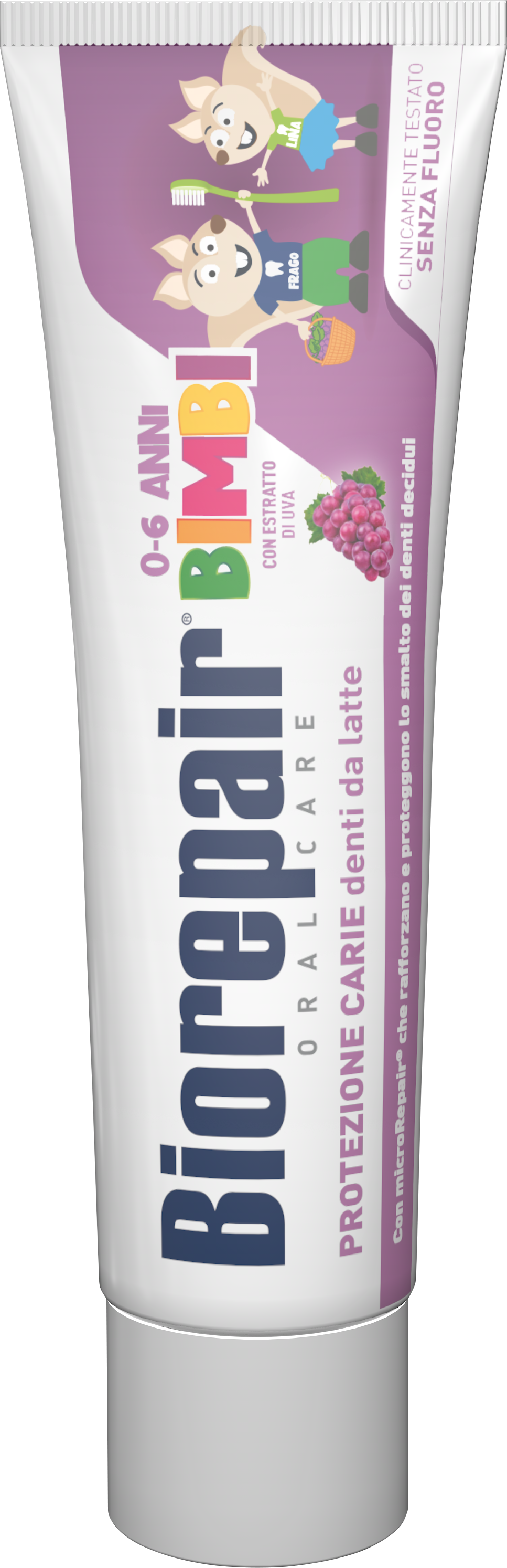 Biorepair Kids 0-6 Pasta Winogronowa, 75 ml