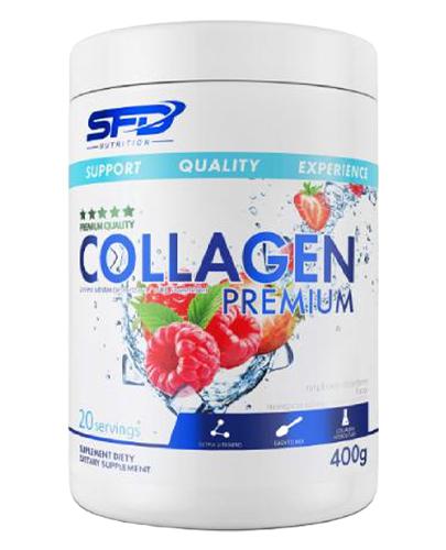 SFD Collagen premium truskawka-malina proszek 400 g zdjęcie