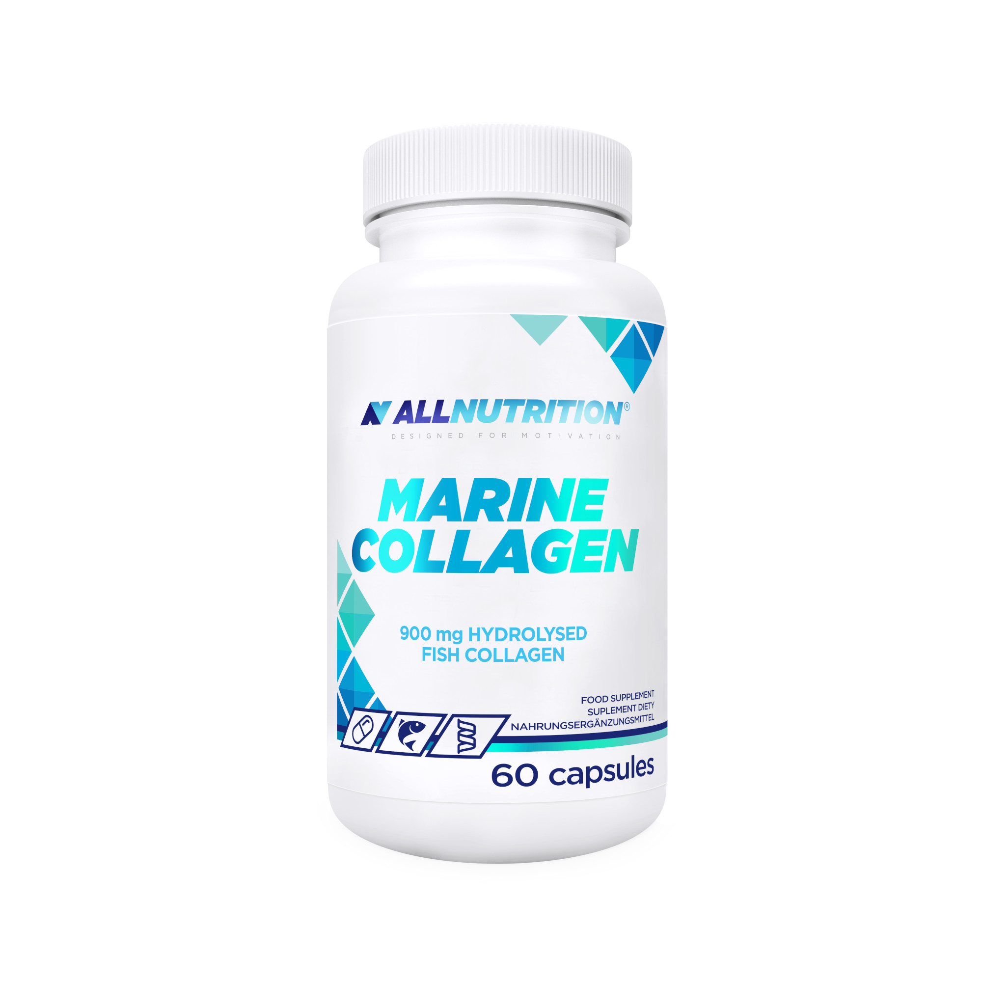 Allnutrition, Marine Collagen, kapsułki, 60 sztuk zdjęcie