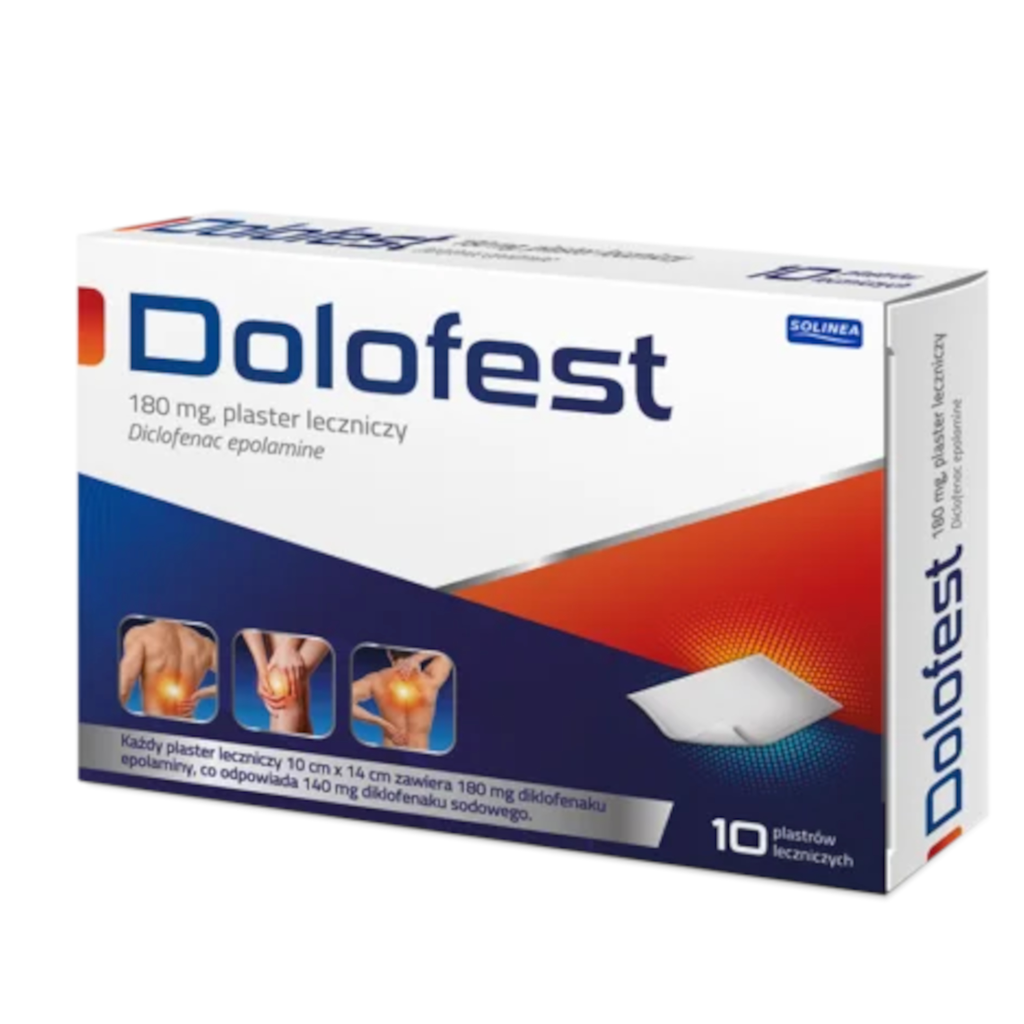 Dolofest, plastry przeciwbólowe, 10 szt zdjęcie