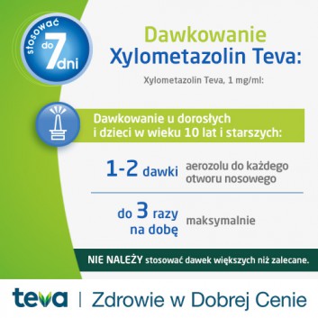 Xylometazolin Teva 1 mg/ml aerozol do nosa 10 ml
