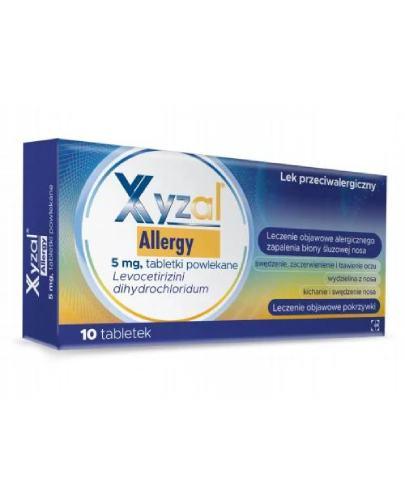 Xyzal Allergy 5 mg, tabletki, 10 sztuk zdjęcie