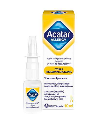 Acatar Allergy, 10 ml, cena, opinie, ulotka zdjęcie