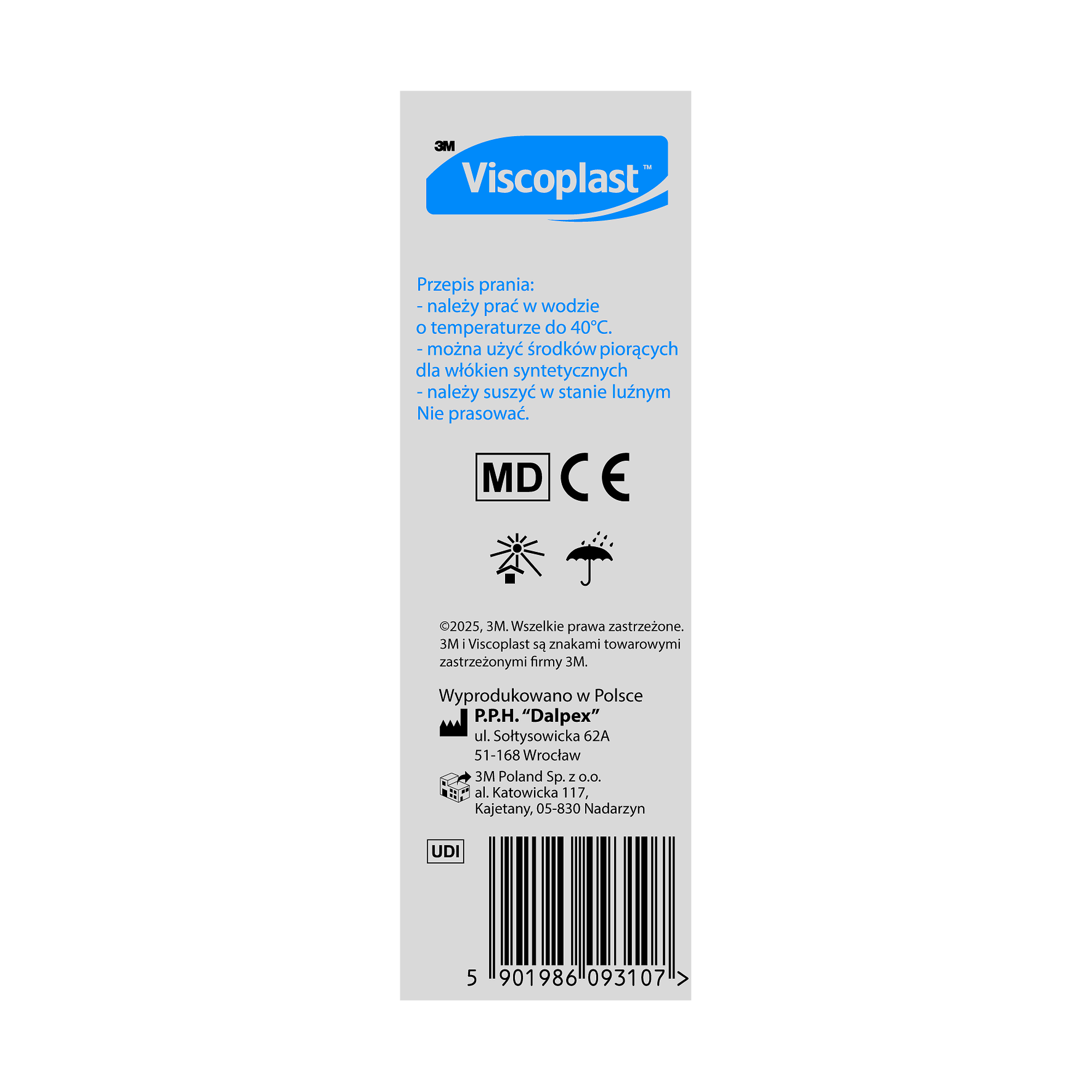 Viscoplast Opaska elastyczna z zapinką 5 m x 12 cm, 1 sztuka