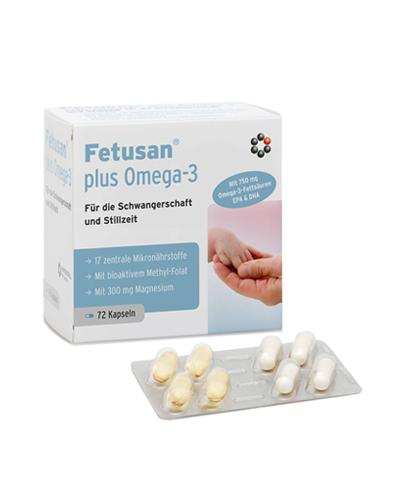 Fetusan plus Omega-3 - 72 kaps. Dla kobiet w ciąży zdjęcie