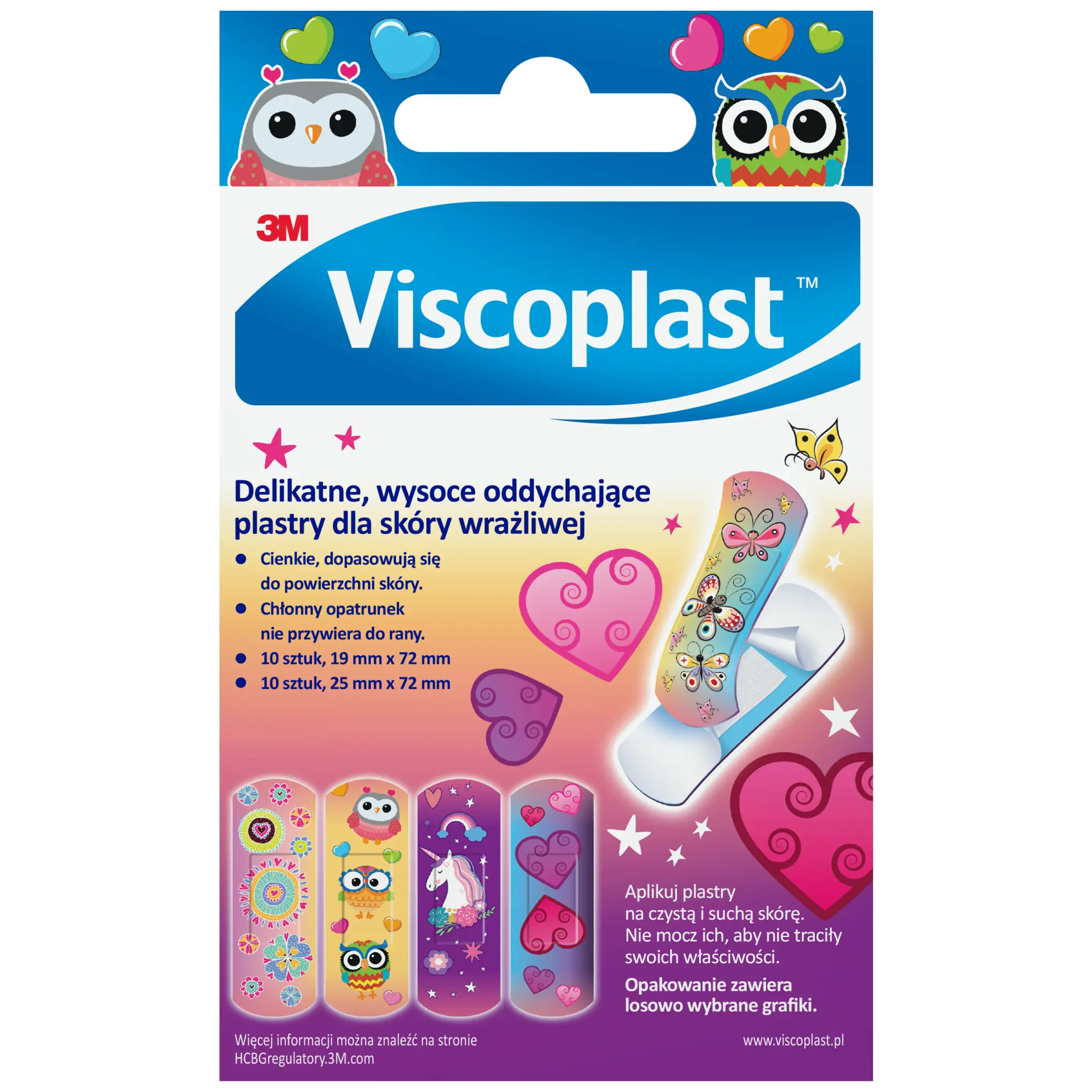 Viscoplast plastry dziecięce magiczne 20 sztuk